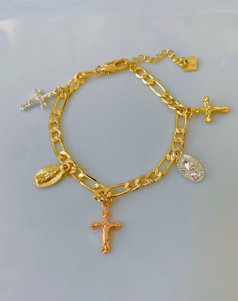 Religious Charm Bracelet