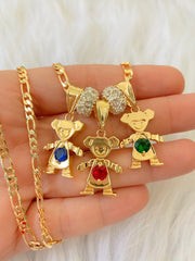 Multiple Bling Birthstone Kids