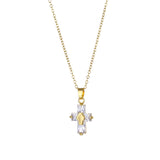 Princesa Cross (Rolo Chain)