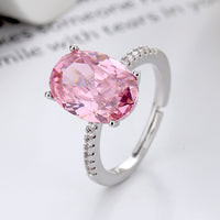 Pink Oval Ring