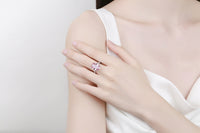 Pink Oval Ring