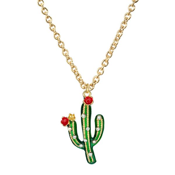 Rose Cactus Necklace