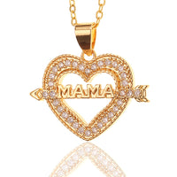 Heart & Arrow Mama Necklace