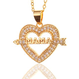 Heart & Arrow Mama Necklace