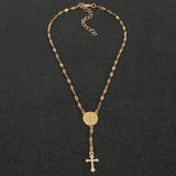 Saint Benedict Rosary Necklace