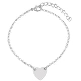 Silver Heart Bracelet