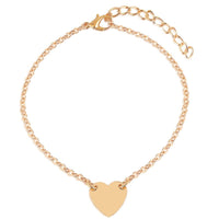 Gold Heart Bracelet