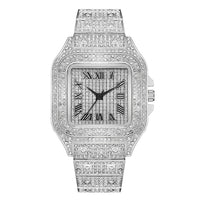 Iced Out Watch (Silver)