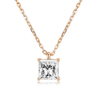 Square Solitaire (Rose Gold)