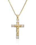 Fancy Crucifix (Rolo Chain)