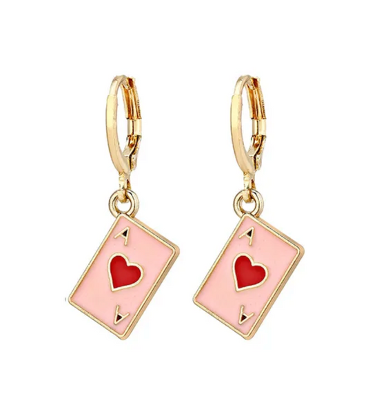 Lady Luck Earrings (Pink)