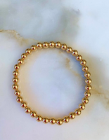 Beaded Gold Bracelet