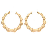 Large Bamboo Hoops