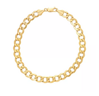 Women's Flat Cuban Link Bracelet