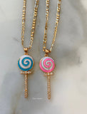 On Sale! Gold Dipped Lollipop Necklaces