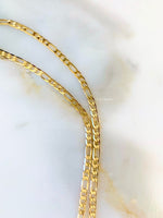 Gold Plated Oval Saint Ben Medalian Necklace