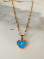 Something Blue Heart Necklace
