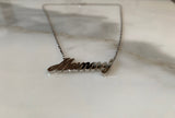 Sterling Silver Custom Name Necklace