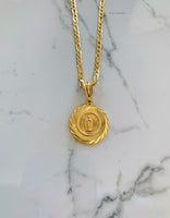 Gold Plated Virgin Mary Necklace