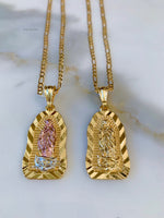 Large Virgin Mary Necklace In Two Styles