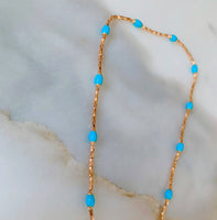 Something Blue Anklet- Has Matching Necklace