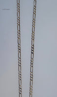 Silver Figaro Chain In Multiple Lengths