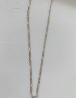 Silver Figaro Chain In Multiple Lengths