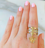 7 Day Butterfly Ring