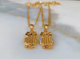 Gold Plated Owl Necklaces In 2 Styles