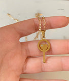Stackable Lock And Key Necklaces Sold As Set Or separately